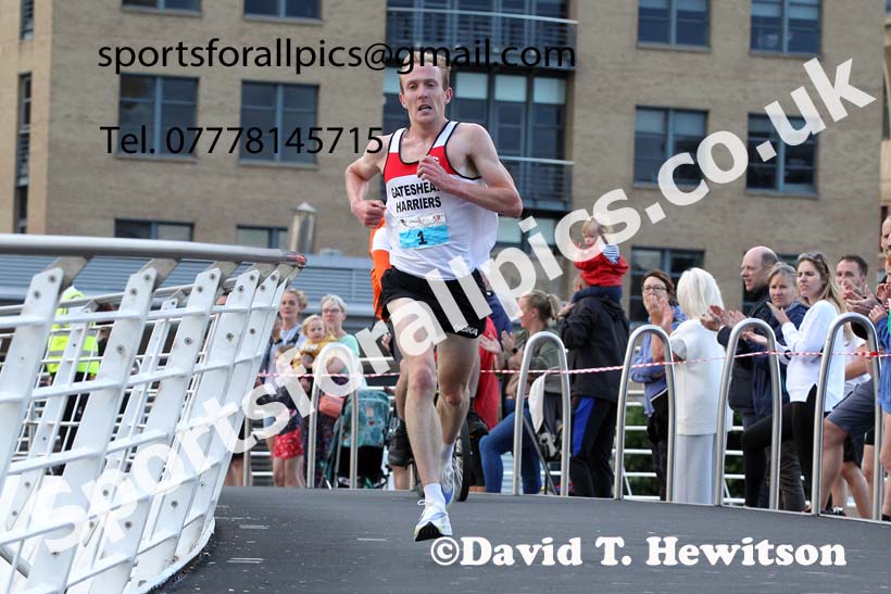 Quayside 5k Road Race, Newcastle/Gateshead, 2021, August 11th. Photo: David T. Hewitson/Sports for All Pics
